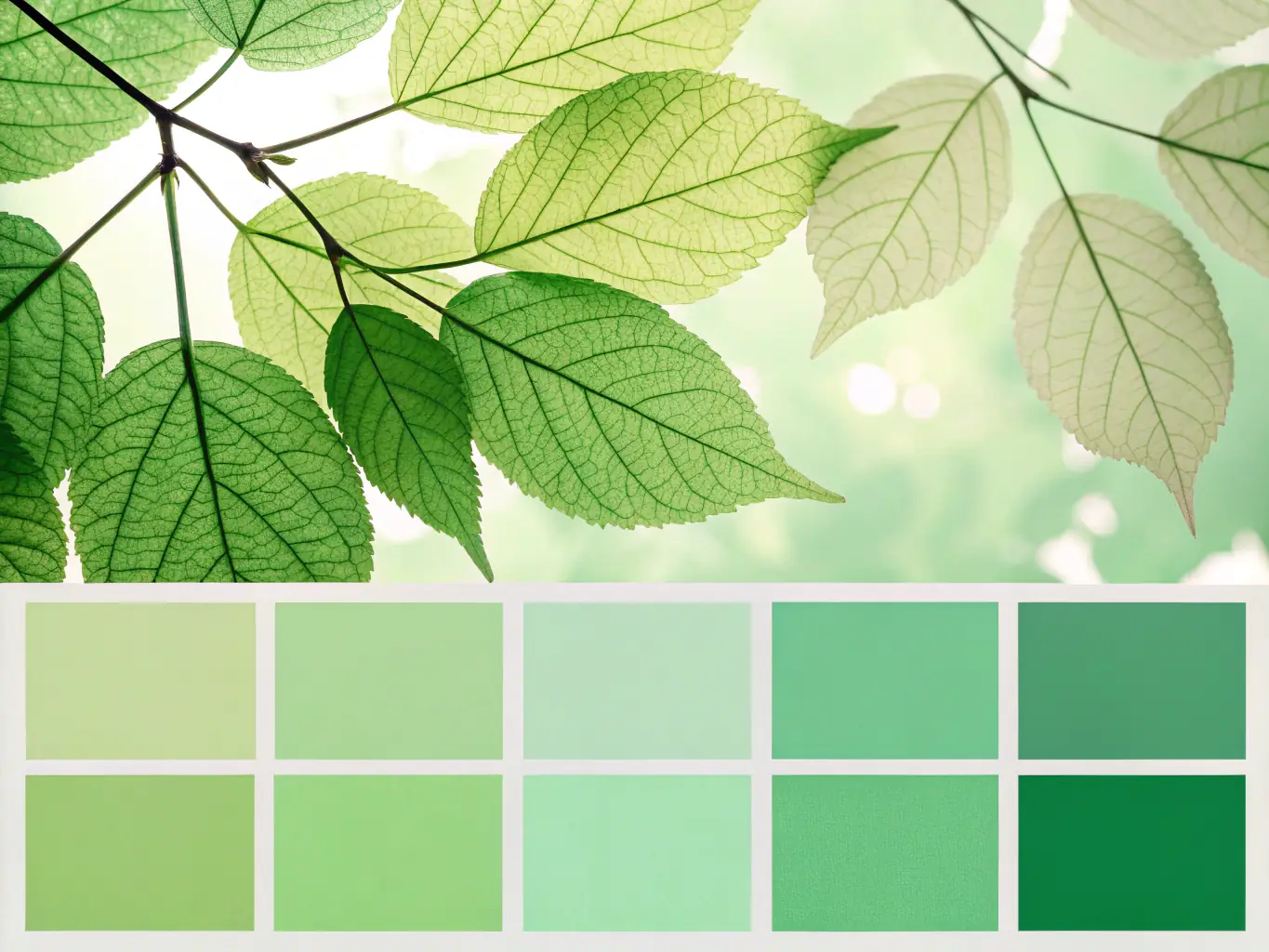 A vibrant image of Ginkgo leaves, showcasing their unique fan shape and green color, with a subtle background gradient of Power Stamina's signature blue.